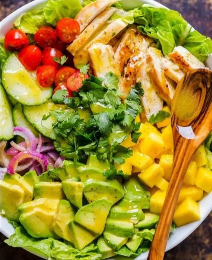 Chicken Mango Avocado Salad